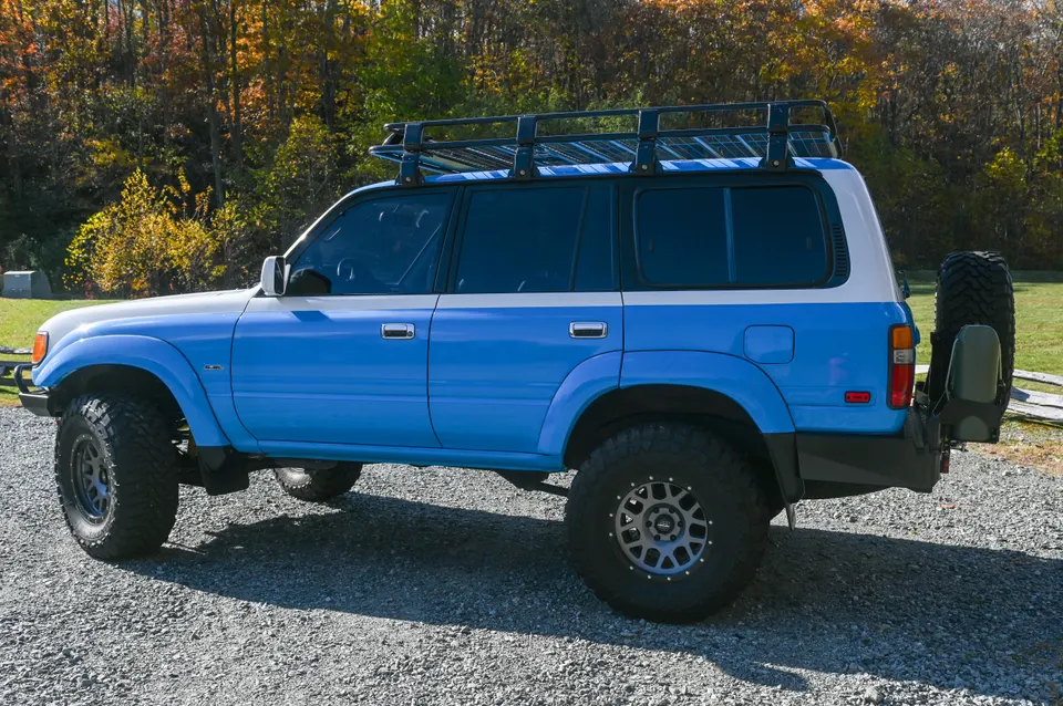 Land Cruiser rear three-quarter view