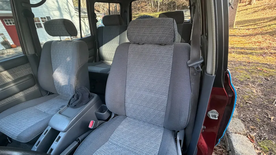 Center console with shifter and transfer case lever