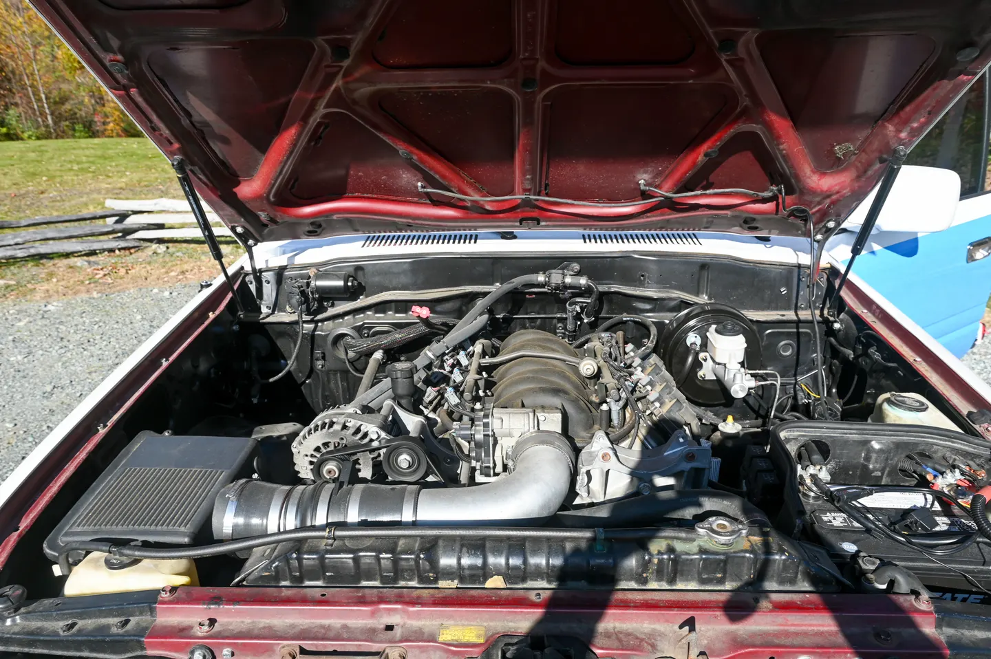 Engine bay overview