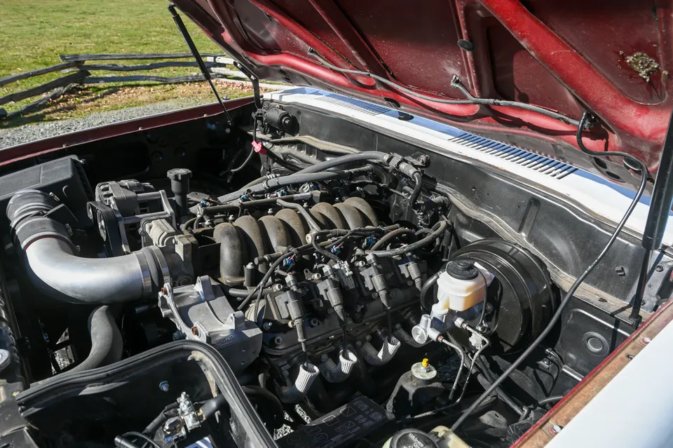 Engine intake and accessories