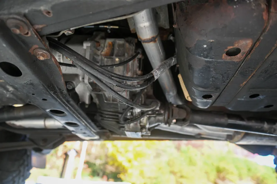 Frame and underbody detail